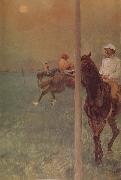 Edgar Degas, Reinsman  before race